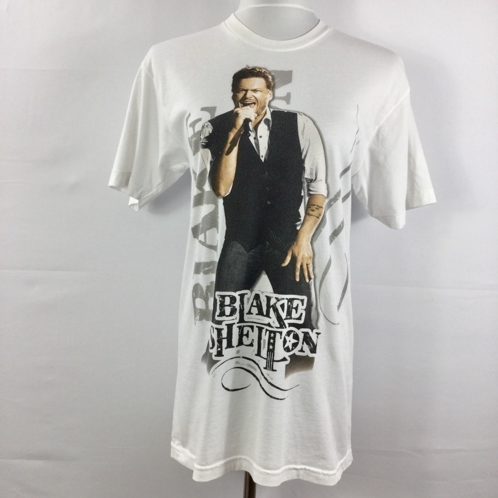 2013 Blake Shelton Ten Times Crazier Tour Shirt Country Vintage Tee Size M